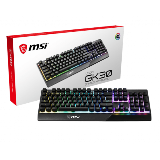 MSI VIGOR GK30 RGB Mechanica-like Gaming Keyboard (Plunger Switches)